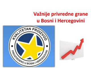 Važnije privredne grane u Bosni i Hercegovini