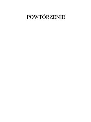 POWTÓRZENIE