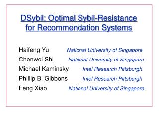 DSybil: Optimal Sybil-Resistance for Recommendation Systems