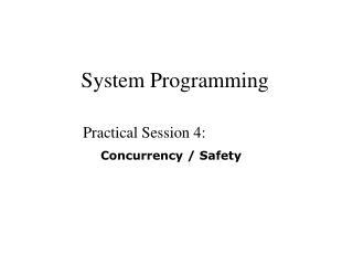 System Programming