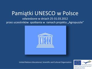 Pamiątki UNESCO w Polsce