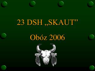 23 DSH „SKAUT” Obóz 2006