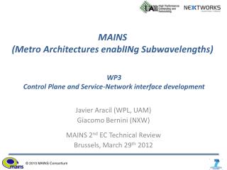 MAINS (Metro Architectures enablINg Subwavelengths)