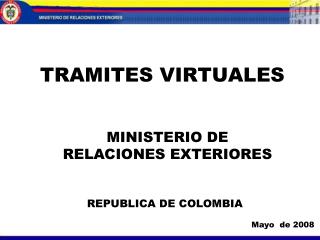 TRAMITES VIRTUALES