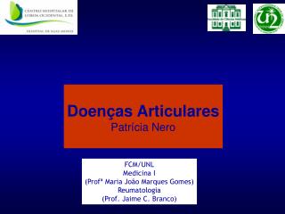 Doenças Articulares Patrícia Nero