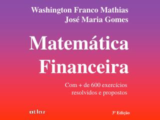 Washington Franco Mathias José Maria Gomes