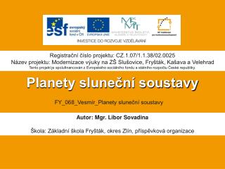 Planety sluneční soustavy