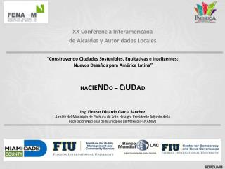 XX Conferencia Interamericana de Alcaldes y Autoridades Locales