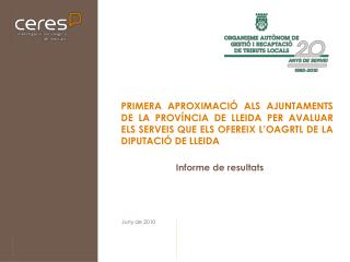 Informe de resultats