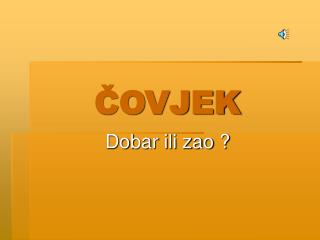 ČOVJEK