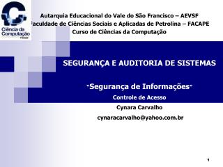 Autarquia Educacional do Vale do São Francisco – AEVSF