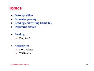 Topics