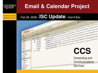 Email &amp; Calendar Project