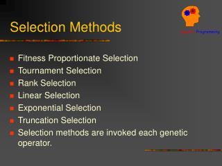 Selection Methods