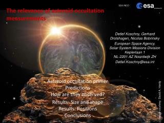 The relevance of asteroid occultation measurements
