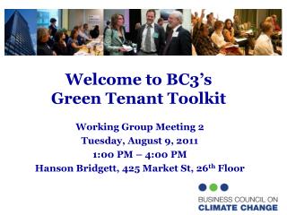 Welcome to BC3’s Green Tenant Toolkit