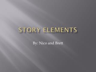 Story Elements