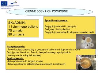 CIEMNE SOSY I ICH POCHODNE