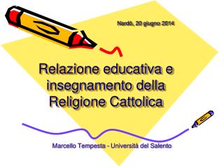 Marcello Tempesta - Università del Salento