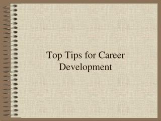 Top Tips for Career Development