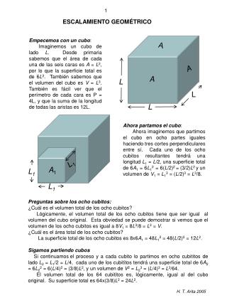 ESCALAMIENTO GEOMÉTRICO