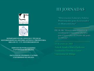 III JORNADAS