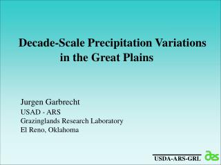 Decade-Scale Precipitation Variations