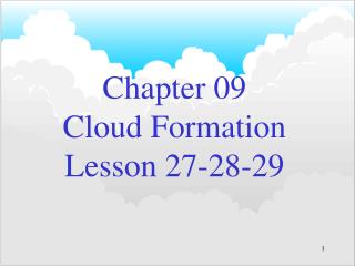 Chapter 09 Cloud Formation Lesson 27-28-29