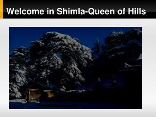 Places to visit in Shimla