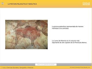 LA PINTURA PALEOLÍTICA Y NEOLÍTICA