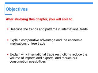 Objectives