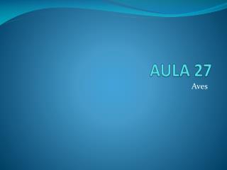 AULA 27