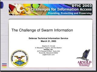 The Challenge of Swarm Information