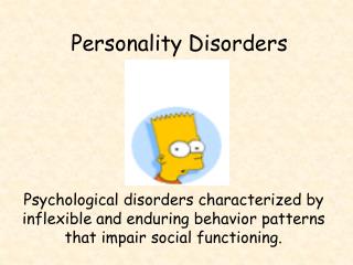 Personality Disorders