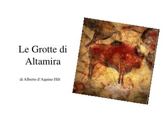 Le Grotte di Altamira