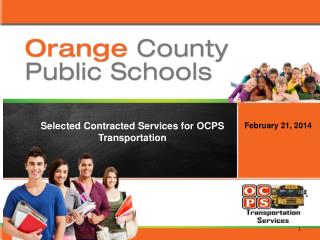 Selected Contracted Services for OCPS Transportation