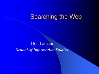 Searching the Web
