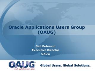 Oracle Applications Users Group (OAUG)