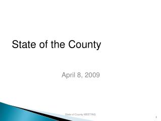 State of the County