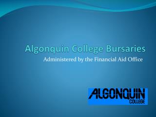 Algonquin College Bursaries