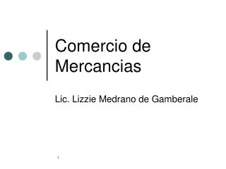 Comercio de Mercancias