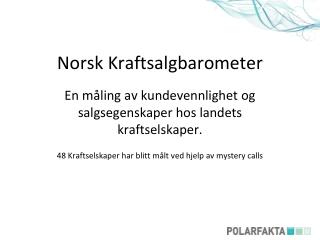 Norsk Kraftsalgbarometer