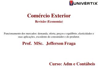 Comércio Exterior Revisão (Economia)