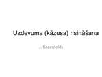 Uzdevuma kazusa risina ana