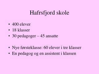 Hafrsfjord skole