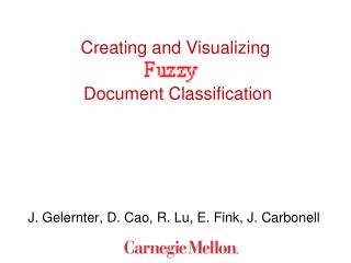 Creating and Visualizing Document Classification