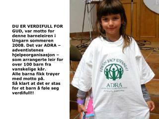 Fest og moro på barneleir!