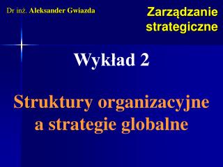 Zarządzanie strategiczne