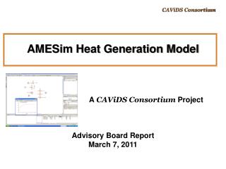 AMESim Heat Generation Model