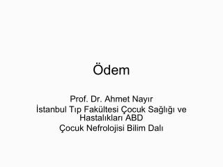 Ödem